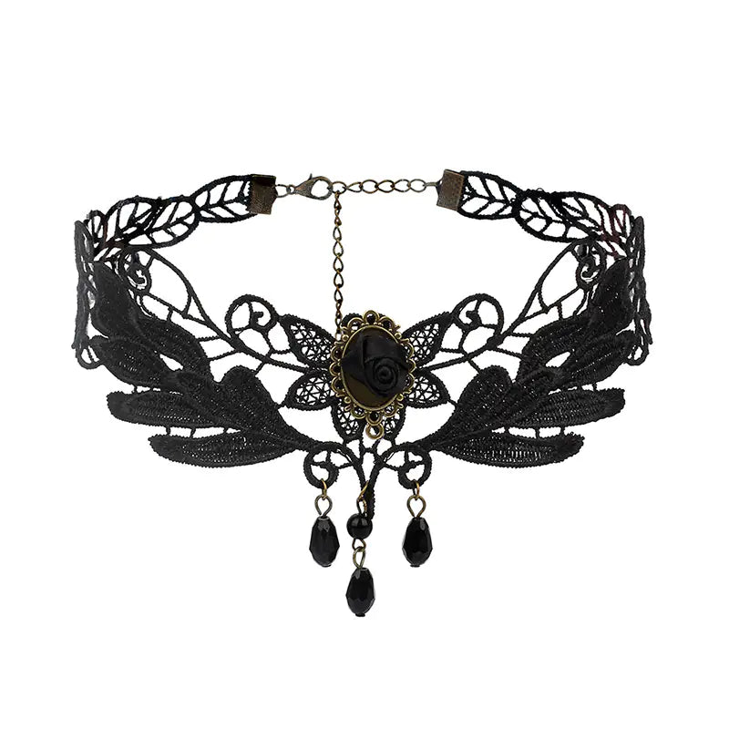 Gothic Style Choker Necklaces - Layered Ethnic Design
