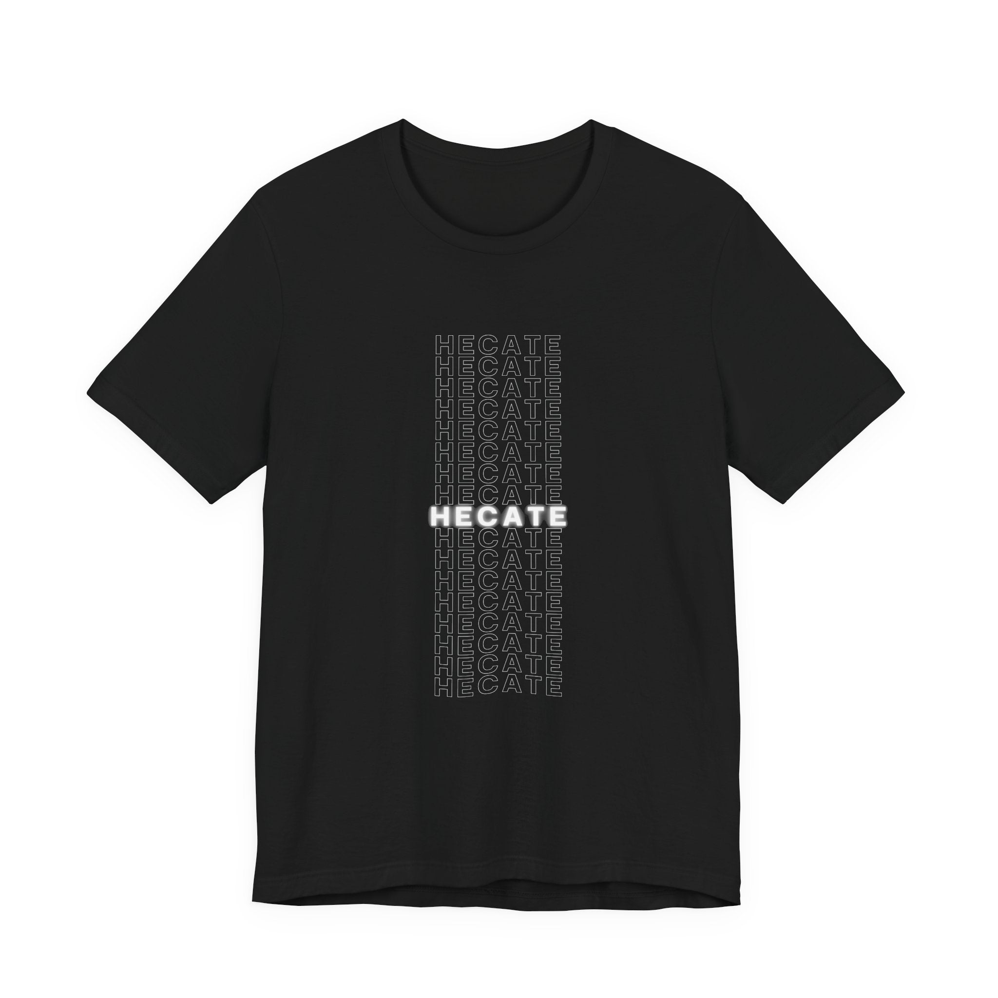 Hecate Gothic tee | Black T-Shirt, Pagan Witchcraft Design - Midnight Solstice Occult Shop