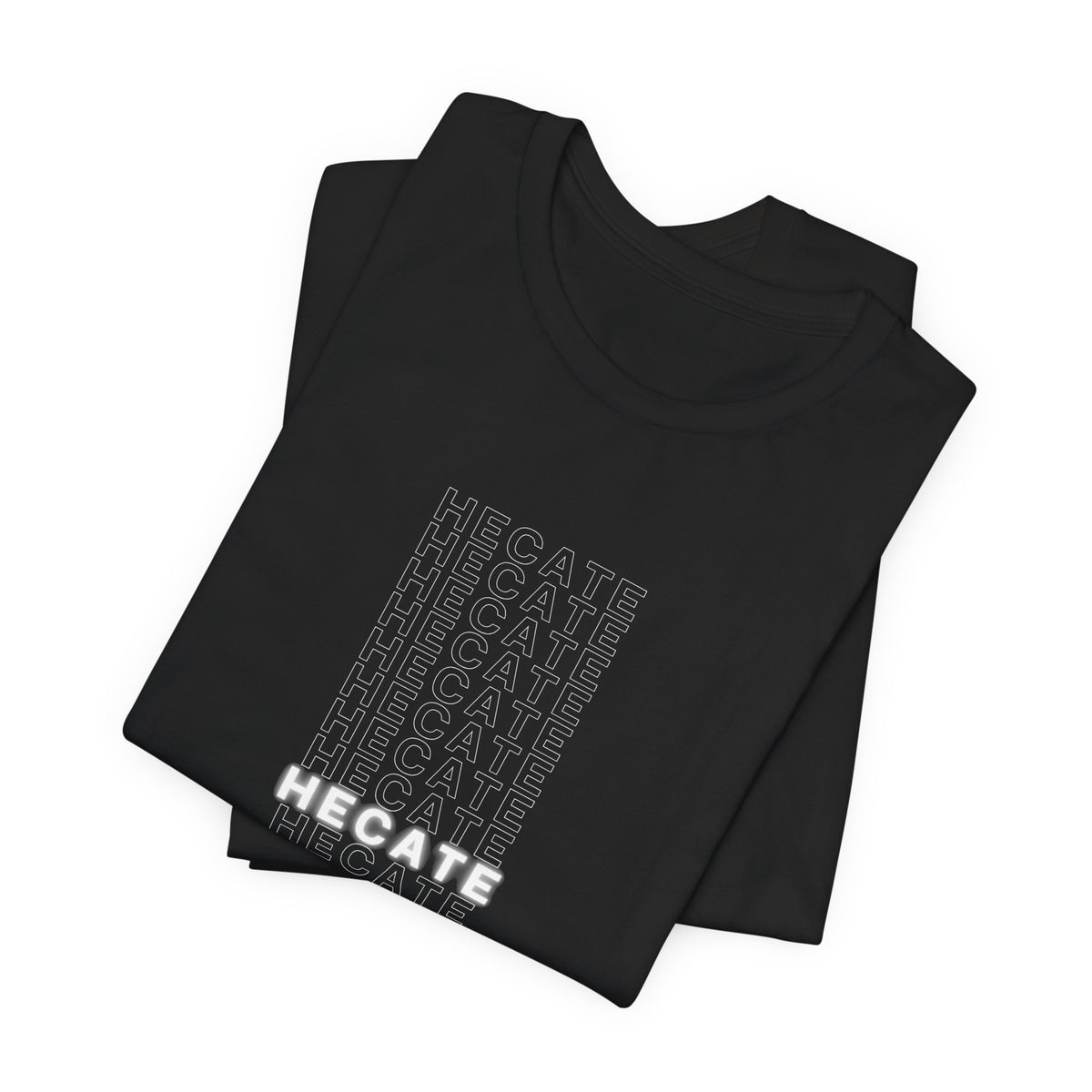 Hecate Gothic tee | Black T-Shirt, Pagan Witchcraft Design - Midnight Solstice Occult Shop