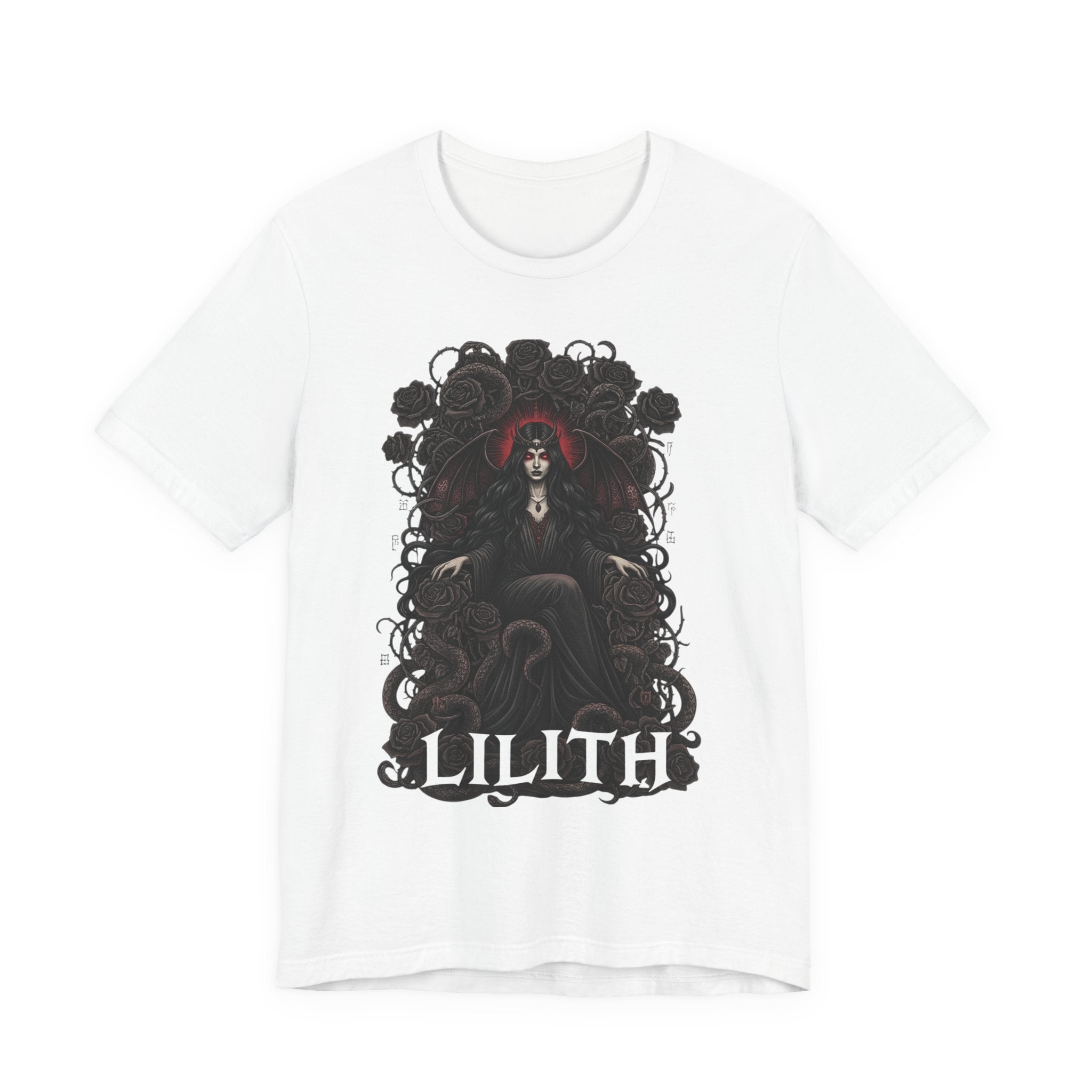 Midnight Solstice Lilith Gothic Vintage Tee |  Dark Goddess Graphic T-Shirt | Vintage Clothing