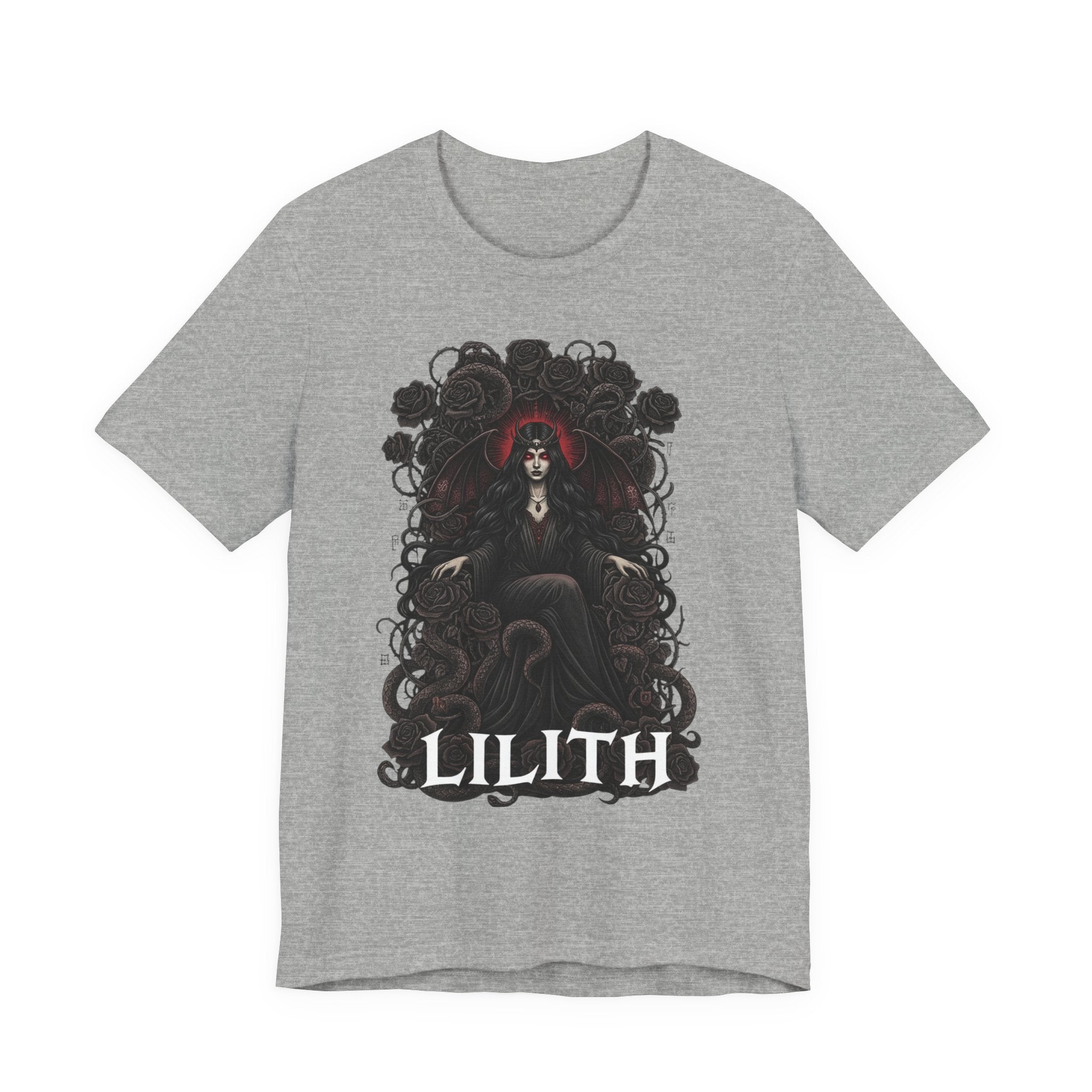Midnight Solstice Lilith Gothic Vintage Tee |  Dark Goddess Graphic T-Shirt | Vintage Clothing