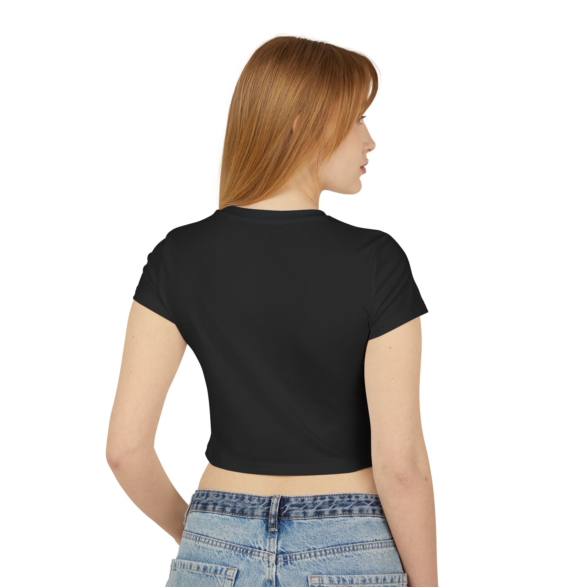 I Could Be Meaner Crop Top — Women's Sassy Graphic Baby Tee