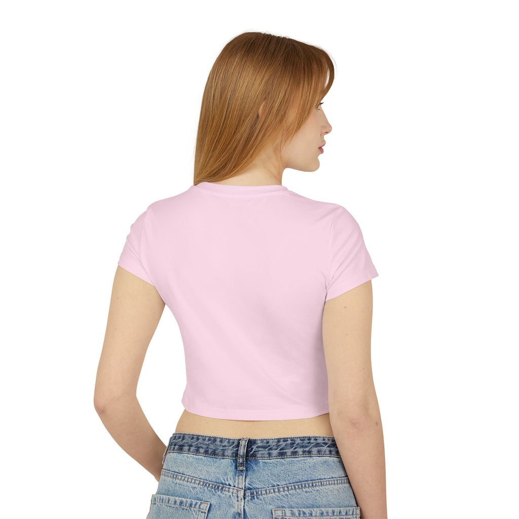 I Could Be Meaner Crop Top — Women's Sassy Graphic Baby Tee