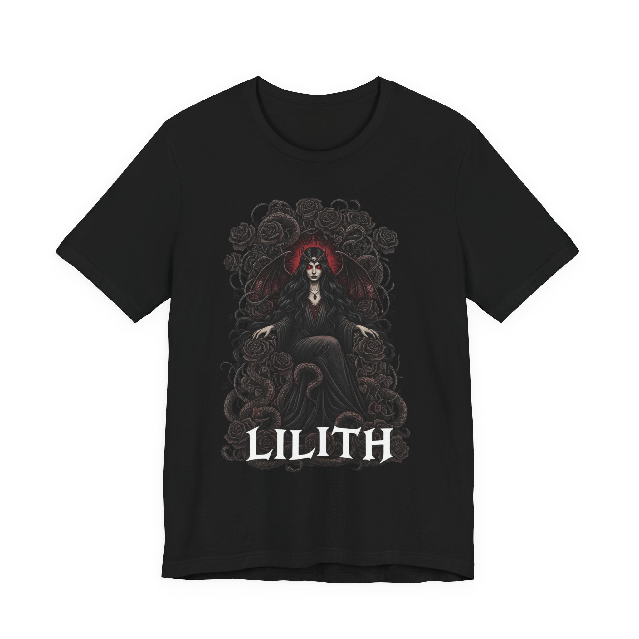 Midnight Solstice Lilith Gothic Vintage Tee |  Dark Goddess Graphic T-Shirt | Vintage Clothing