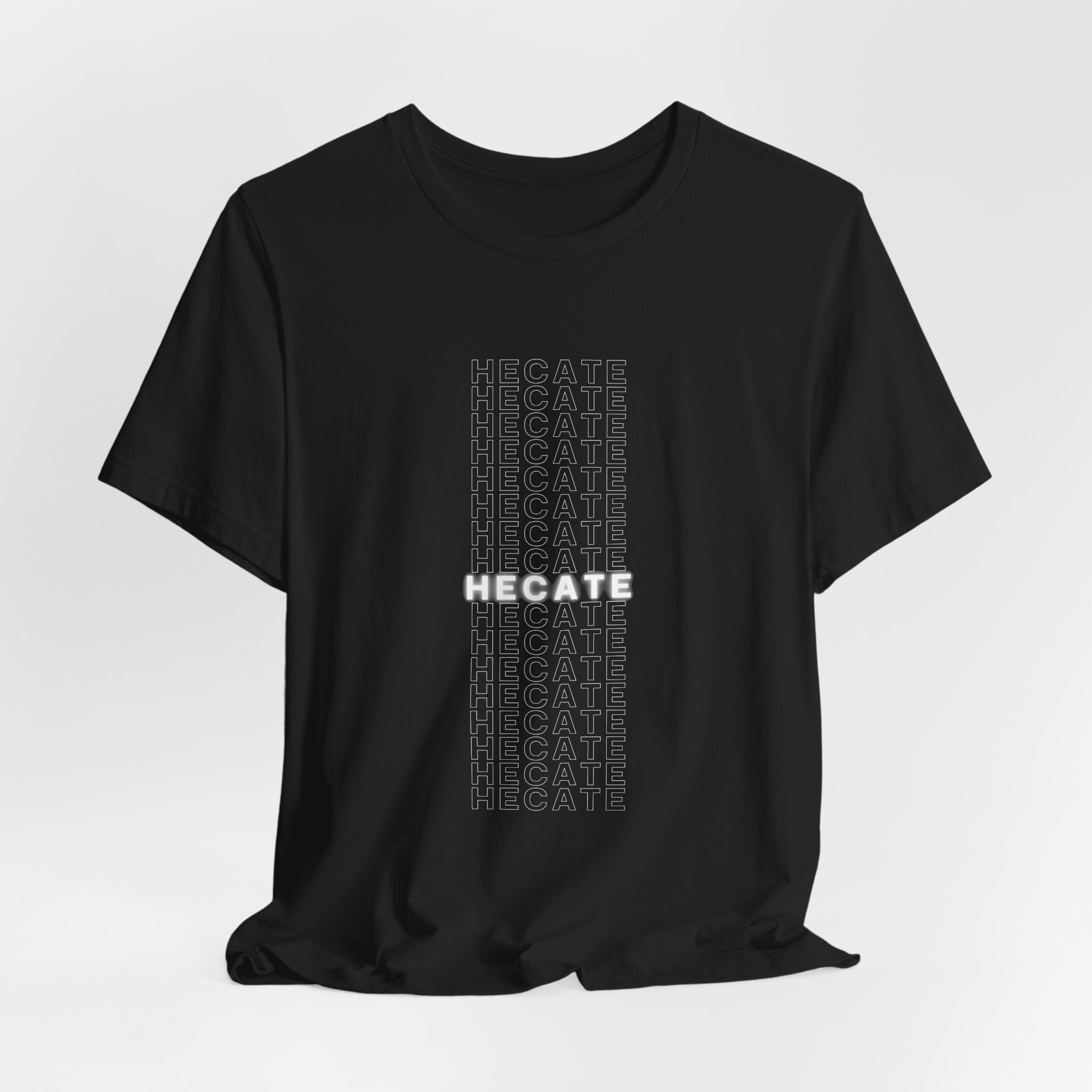 Hecate Gothic tee | Black T-Shirt, Pagan Witchcraft Design - Midnight Solstice Occult Shop