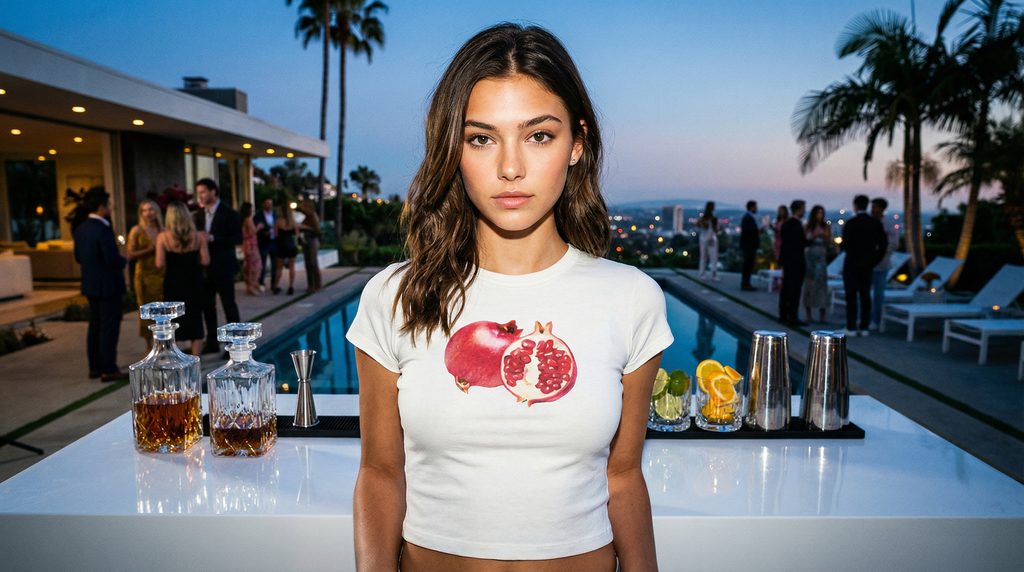 Fairy Grunge Y2K Cropped Baby Tee | Fitted Graphic Crop Top
