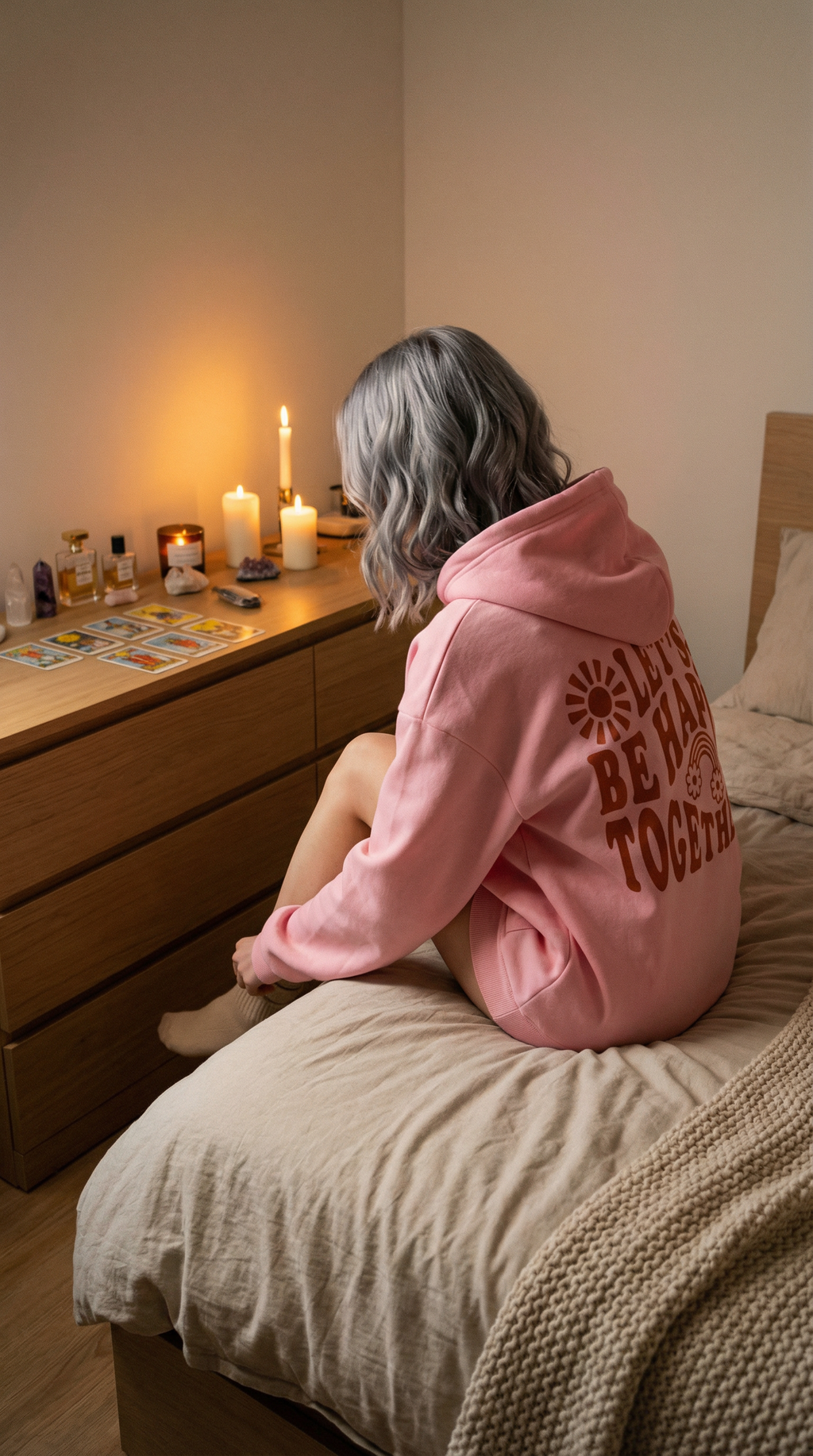 Women Pink Hoodie Cute Teen Girls Crewneck Graphic Hoodies Drawstring Pullover Sweatshirts Y2K Preppy Pocket Sweatshirt