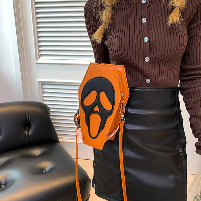 Scream Shoulder Bag | Gothic Messenger Crossbody | Bag For Women