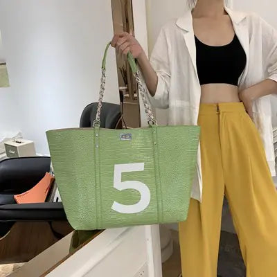 Crocodile Pattern Large Capacity Women's Tote Bag