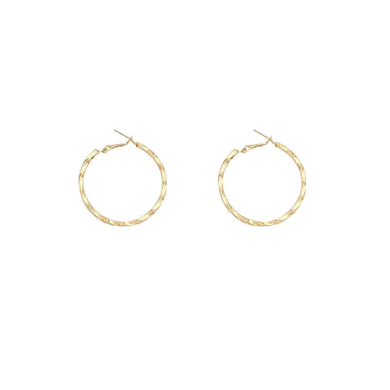 Irregular Metal Ear Rings