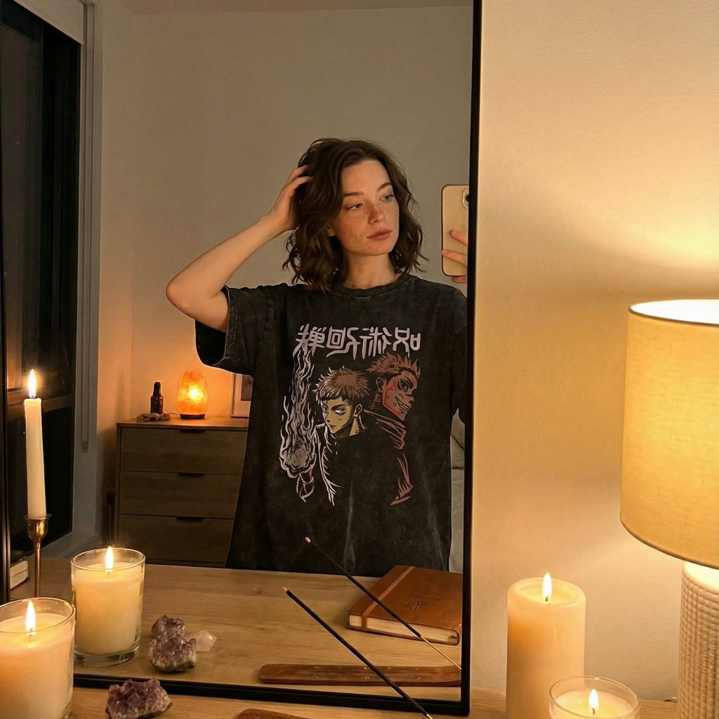 Vintage Washable T-Shirt - Streetwear Anime Graphic | Vintage Clothes