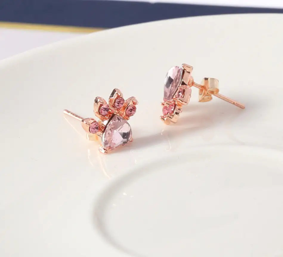 Cat / Dog Paw Ring for Women Jewelry Sets