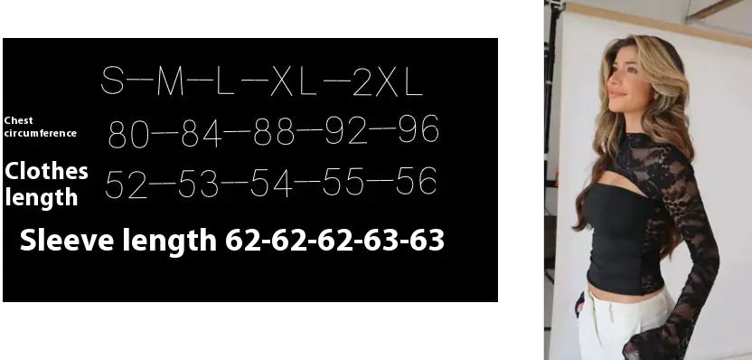 Lace Bell Sleeve Crop Top