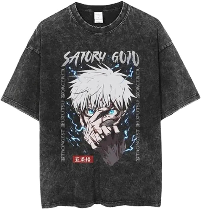 Vintage Washable T-Shirt - Streetwear Anime Graphic | Vintage Clothes