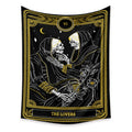 Tarot Tapestry | Psychedelic Background Cloth Boho | Wall Tapestry - Midnight Solstice Occult Shop