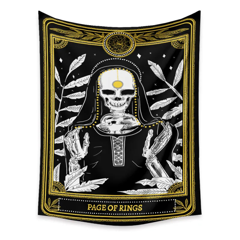 Tarot Tapestry | Psychedelic Background Cloth Boho | Wall Tapestry - Midnight Solstice Occult Shop