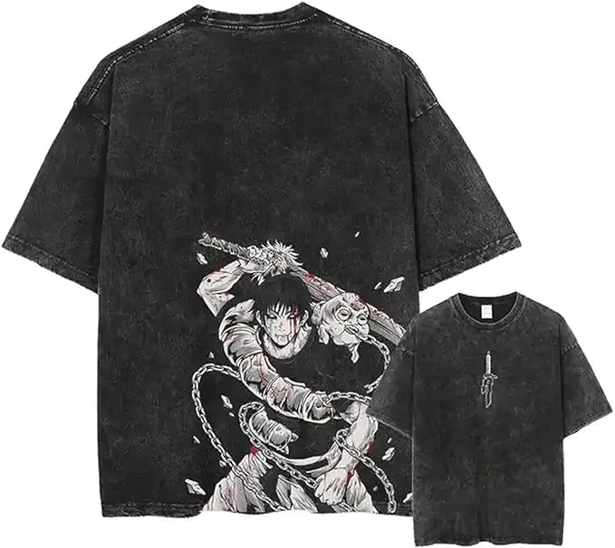 Vintage Washable T-Shirt - Streetwear Anime Graphic | Vintage Clothes