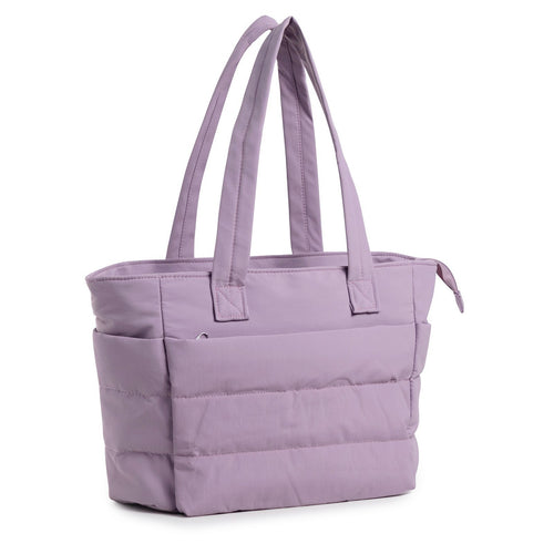 Black puffy waterproof chic women's tote bags