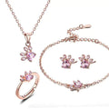 Cat / Dog Paw Ring for Women Jewelry Sets