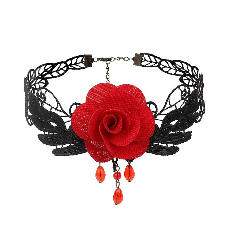 Gothic Style Choker Necklaces - Layered Ethnic Design