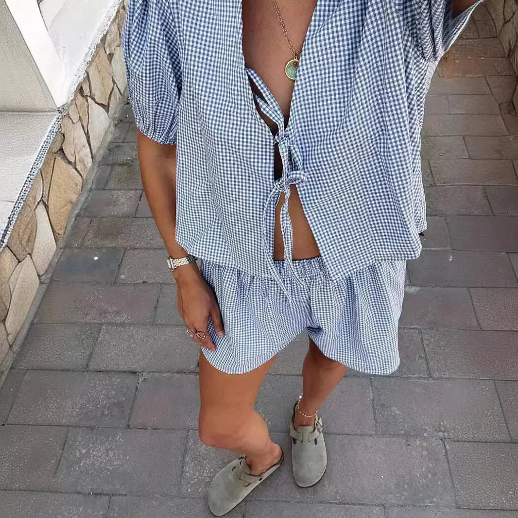 Casual Top and Shorts