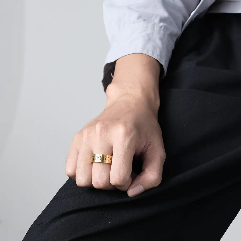 Titanium Steel Matte Brushed Ring Ring Men's And Women's Jewelry